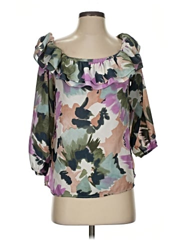 J.Crew Mercantile 3/4 Sleeve Blouse (view 1)