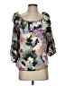 J.Crew Mercantile 100% Polyester Purple 3/4 Sleeve Blouse Size S - photo 1