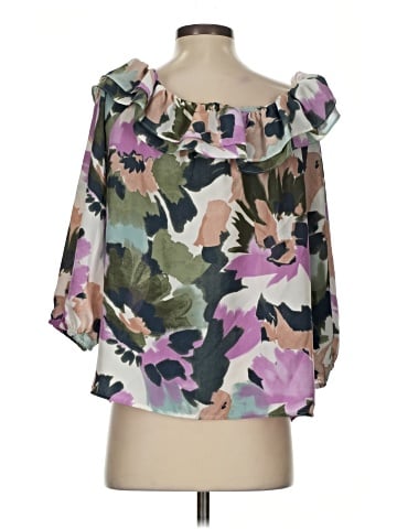 J.Crew Mercantile 3/4 Sleeve Blouse (view 2)