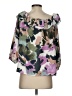 J.Crew Mercantile 100% Polyester Purple 3/4 Sleeve Blouse Size S - photo 2