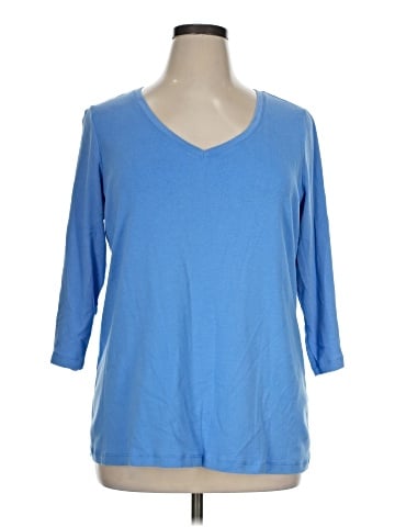 St. John's Bay 3/4 Sleeve T-Shirt (view 1)
