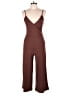 Forever 21 Solid Brown Jumpsuit Size L - photo 1