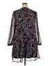 Ann Taylor LOFT 100% Polyester Paisley Black Casual Dress Size XXL - photo 2
