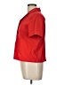 Theory Red Short Sleeve Blouse Size L - photo 5