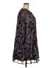 Ann Taylor LOFT 100% Polyester Paisley Black Casual Dress Size XXL - photo 4