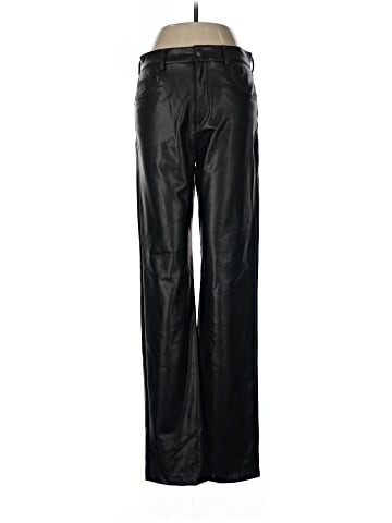 Zara Faux Leather Pants (view 1)