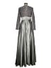 Assorted Brands 100% Polyester Metallic Silver Cocktail Dress Size 8 - photo 2