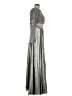 Assorted Brands 100% Polyester Metallic Silver Cocktail Dress Size 8 - photo 4
