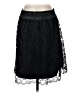 Poleci 100% Polyester Black Casual Skirt Size S - photo 1