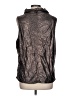 Fabletics 100% Nylon Silver Sleeveless Top Size L - photo 2