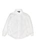 Lands' End 100% Cotton Solid White Long Sleeve Button-Down Shirt Size 10 - photo 1