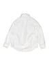 Lands' End 100% Cotton Solid White Long Sleeve Button-Down Shirt Size 10 - photo 2