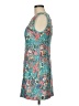Alex Evenings 100% Polyester Print Teal Cocktail Dress Size 8 Petite - photo 5