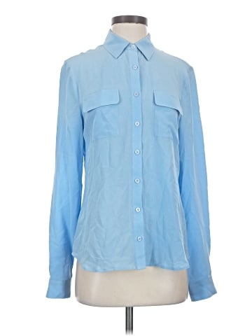 Dora Landa Long Sleeve Silk Top (view 1)