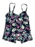 Lands' End Floral Blue Swimsuit Top Size 10 - photo 1