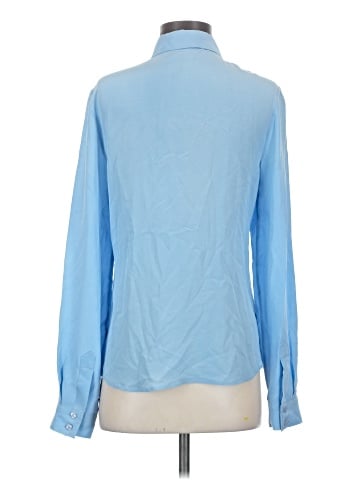 Dora Landa Long Sleeve Silk Top (view 2)