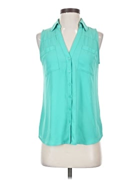 Express Sleeveless Button-Down Shirt (view 1)