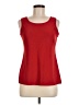 IMAN Red Sleeveless T-Shirt Size M - photo 1