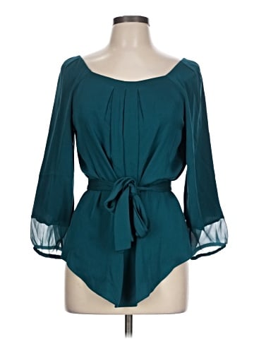 Diane von Furstenberg 3/4 Sleeve Silk Top (view 1)