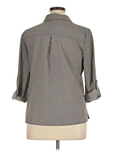 Notations 3/4 Sleeve Button-Down Shirt (view 2)