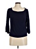 IMAN Blue 3/4 Sleeve Top Size M - photo 1