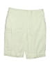 Kenar Solid Green Khaki Shorts Size 6 - photo 1