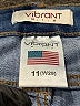 Vibrant M.I.U Blue Jeans Size 11 - photo 7