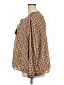 DR2 100% Polyester Brown Long Sleeve Blouse Size XXL - photo 5