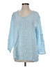 Camille & Co. Blue 3/4 Sleeve Blouse Size S - photo 1