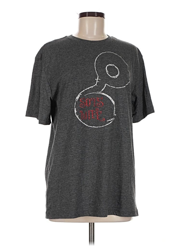 Pre-owned George Short Sleeve T-shirt In Gray