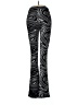 Zara Paisley Black Yoga Pants Size M - photo 2