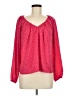 Ann Taylor 100% Polyester Red Long Sleeve T-Shirt Size M (petite) - photo 1