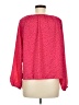 Ann Taylor 100% Polyester Red Long Sleeve T-Shirt Size M (petite) - photo 2