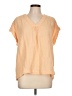 fat face Orange Short Sleeve Blouse Size 12 - photo 1
