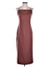 NBD Solid Burgundy Casual Dress Size S - photo 1