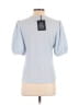Modern Works Blue 3/4 Sleeve Blouse Size S - photo 2
