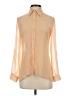 Alice + Olivia Tan Long Sleeve Silk Top Size XS - photo 1