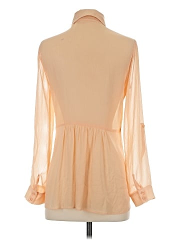 Alice + Olivia Long Sleeve Silk Top (view 2)