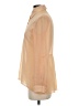 Alice + Olivia Tan Long Sleeve Silk Top Size XS - photo 5