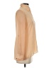 Alice + Olivia Tan Long Sleeve Silk Top Size XS - photo 4