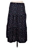 Ann Taylor LOFT 100% Polyester Hearts Blue Casual Skirt Size XS - photo 2