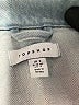 Topshop 100% Cotton Blue Denim Jacket Size 4 - photo 6