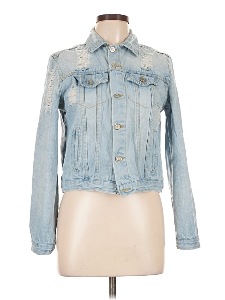 Pre-owned Love Tree Denim Jacket In Blue