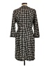 The Limited 100% Polyester Polka Dots Black Casual Dress Size L - photo 2