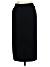 Talbots 100% Polyester Solid Black Formal Skirt Size 14 - photo 2