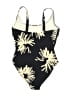 JETS Australia Print Black One Piece Swimsuit Size 8 - photo 2