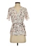 Sienna Sky Ivory Short Sleeve Blouse Size XS - photo 1