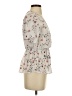 Sienna Sky Ivory Short Sleeve Blouse Size XS - photo 4