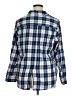 Levi's 100% Cotton Plaid Blue Long Sleeve Button-Down Shirt Size XL - photo 2