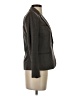 Harve Benard 100% Wool Houndstooth Gray Wool Blazer Size 2 - photo 4